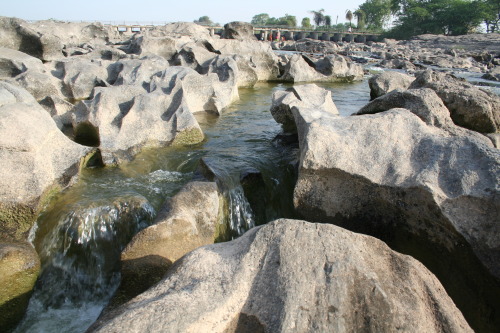 Nighoj PotholesPotholes are common features where rivers flow over hard, resistant rocks, however th