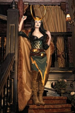 groteleur:  Lady LokiGirls get their fantasy fashion cravings satisfied with cosplay! See their wild outfits here. #9 looks heavy!  