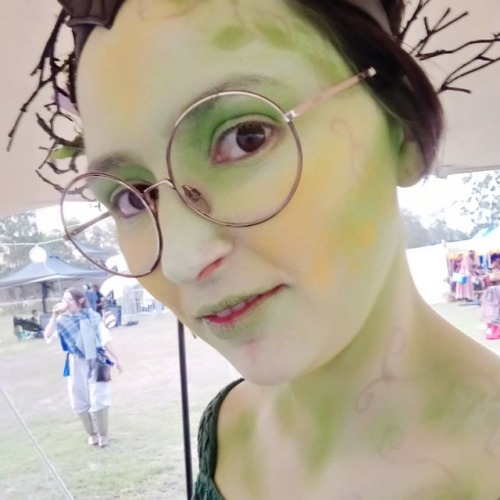 NPC fun at @warsonglarp weekend event yesterday. Feeling green as Lyssa, with some marshalling dutie