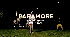 youngbloodnow: music challenge: [1/50] favorite bands/musicians ♥ paramore“Welcome