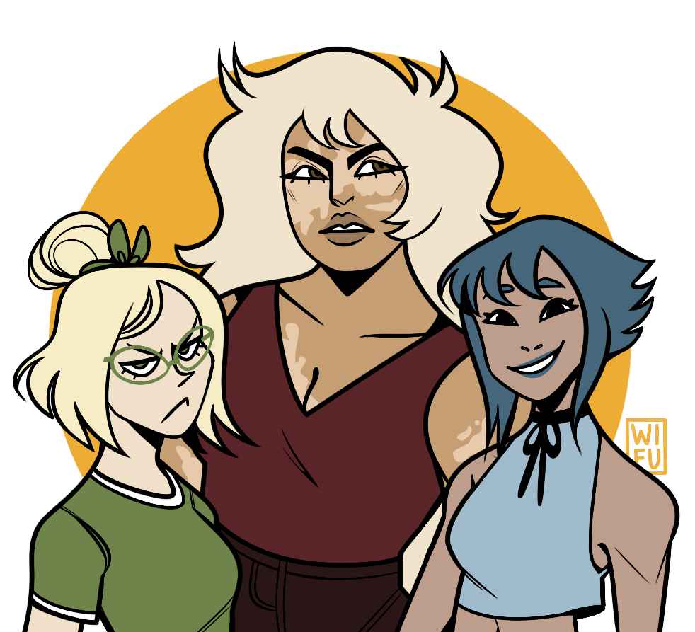 wi-fu:  i know it’s 2018 and human gems are a thing of the past but i’m fashionably