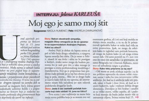 andrejpejicpage:  Andrej Pejic and Jelena Karleusa for Story Magazine: Editorial & Interview. Thanks for sending me the scans www.facebook.com/neda93 :D 