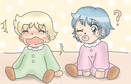twinleafshipping week 2k19 - day seven: freei wanted to draw them as toddlers &lt;3 cuties,,