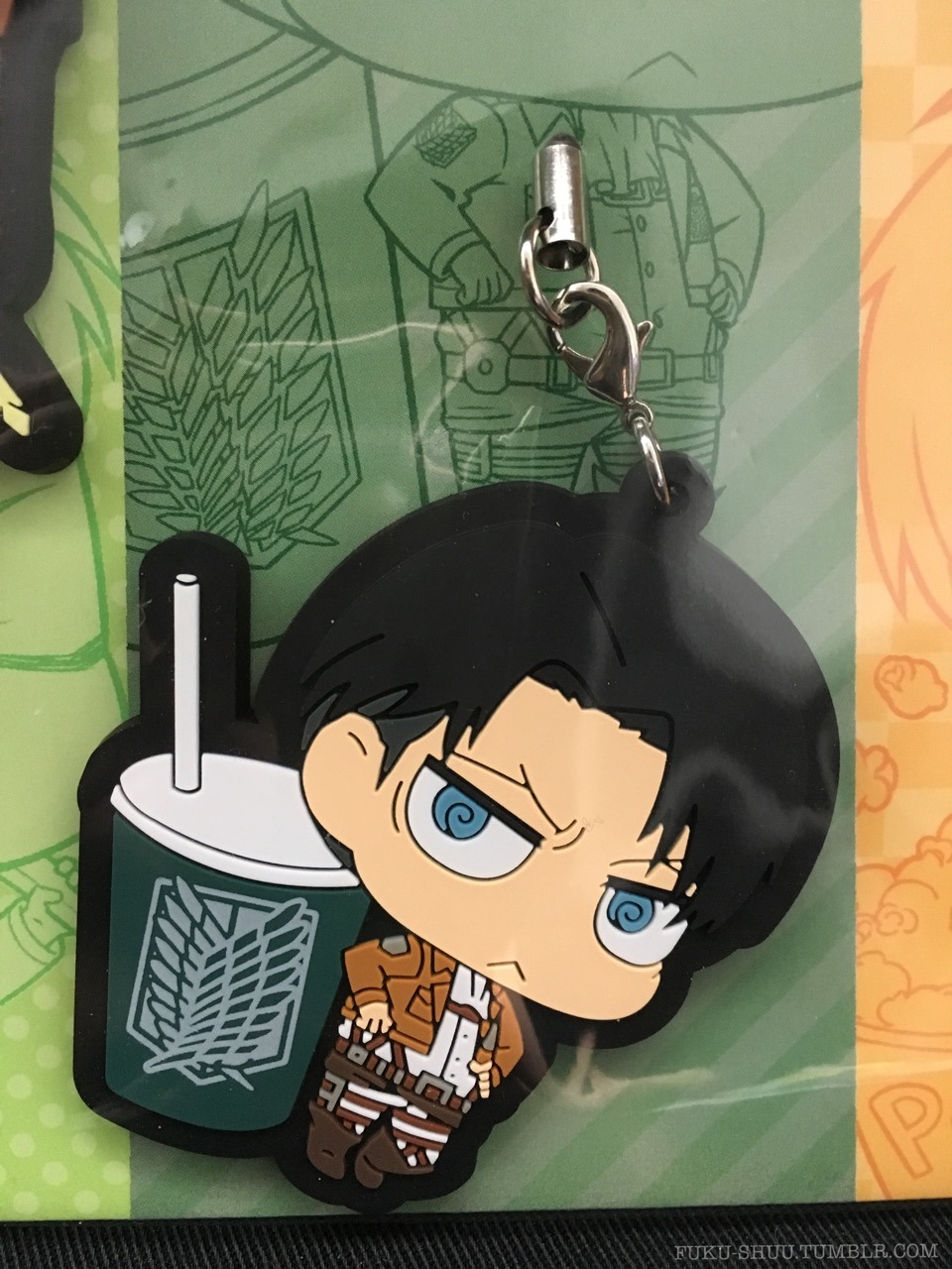 Part 1 of my Shingeki no Kyojin merchandise haul for today: official concessions-themed