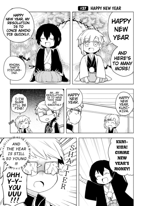 slugtranslation-bsd:Bungou Stray Dogs Wan! 2 - #37: Happy New Year&lt;&lt; Previous  Ne