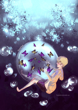 frostedtea-arts:  How do I draw underwater scenes? I don’t even… ; u ;  ♡  Re blogged from my art blog ^o^