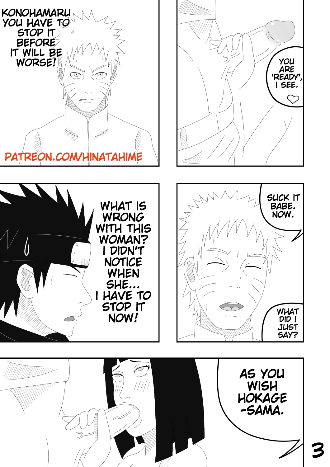 hinastudio:  “Fuck like Hokage”