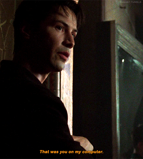Keanu Reeves As Thomas Anderson/Neo THE MATRIX (1999), Dir. The Wachowskis