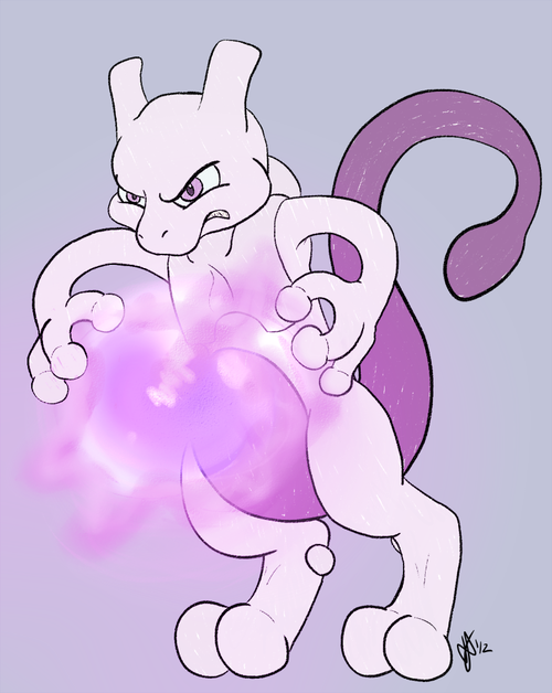  twista-lolita replied to your post: I wanna draw stuff  If you don’t mind, Mewtwo would be completely rad =D He is my favourite ever <3333  