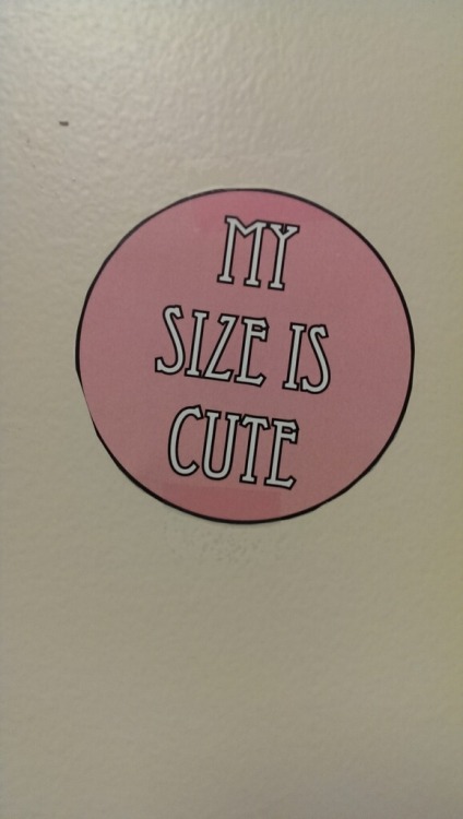 muchacha-mala: destroyingtheworld-1storyatatime: Someone’s been putting these up in school and