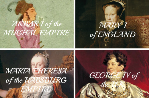 everythingieverloved: Top 10 Historical Rulers(as requested by anon)