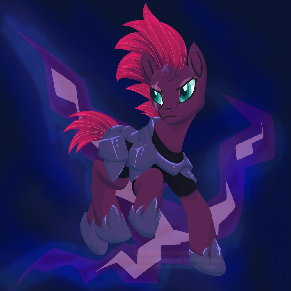 whitechokoart: I finished up my Tempest Shadow!  Doing lineless art is nice but