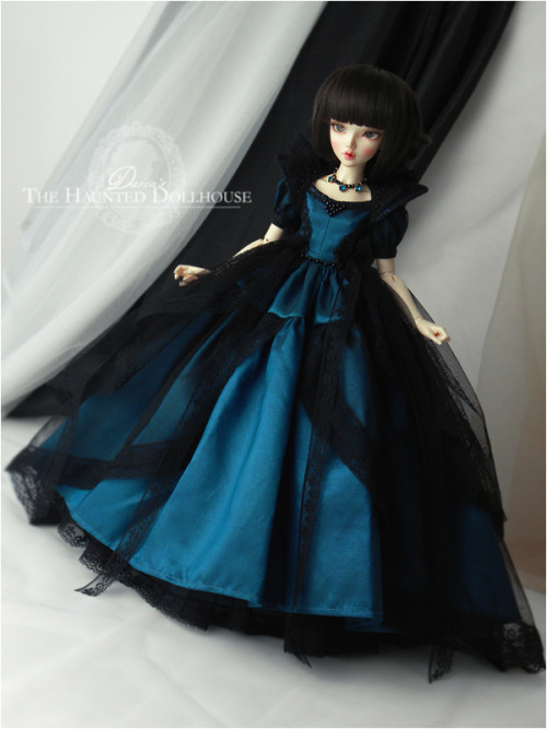 dariasthd: “Whisper”, an OOAK dress for MNF sized bjds by The Haunted Dollhouse.