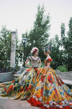 vogue:  “I want to bring them to a place where fantasy and reality become confused,” said Domenico Dolce.See Dolce &amp; Gabbana like never before.