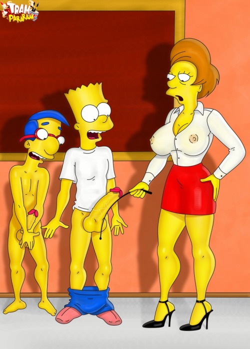 Simpsons edna krabappel porn