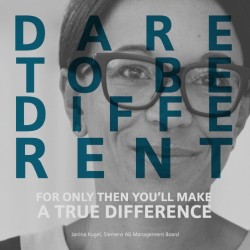 siemens:  “Dare to be different – for only then you’ll make a true difference.» (Janina Kugel, Siemens AG Management Board) 