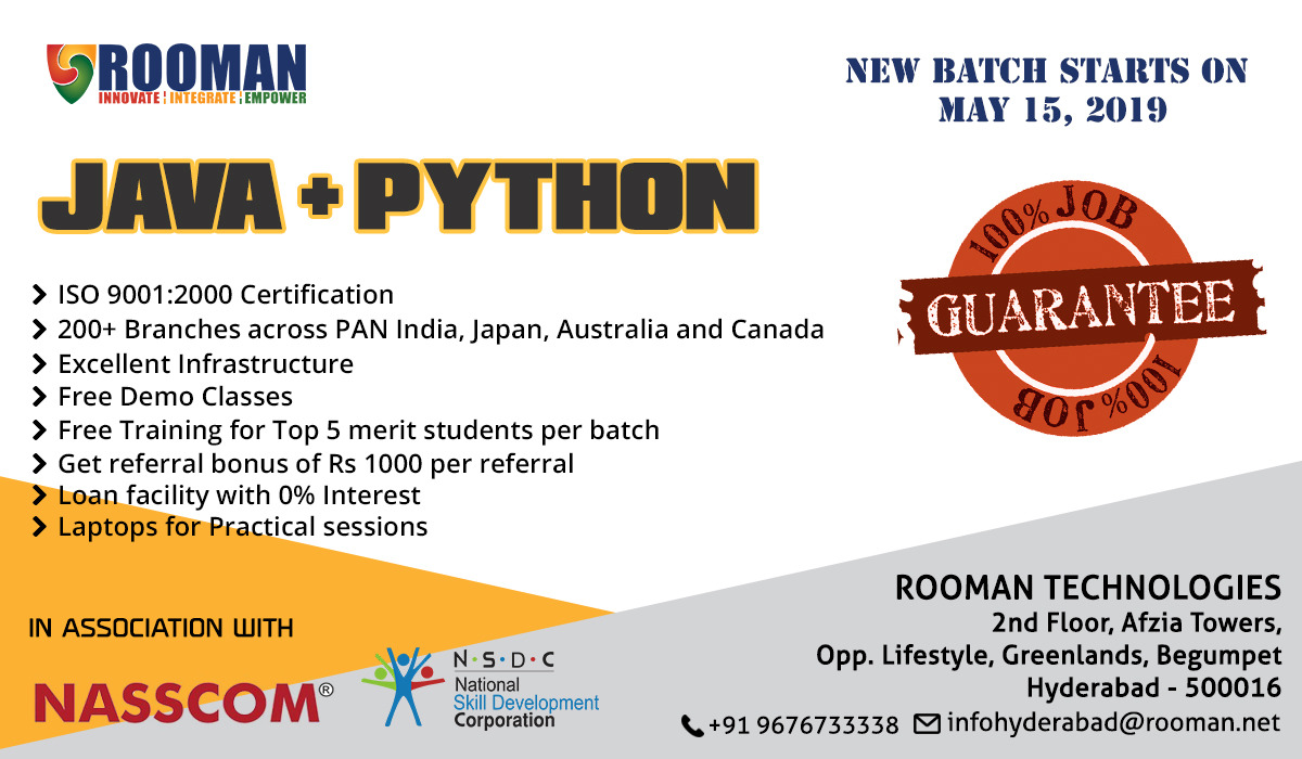 Java + Python Training Institute in Hyderabad on Tumblr