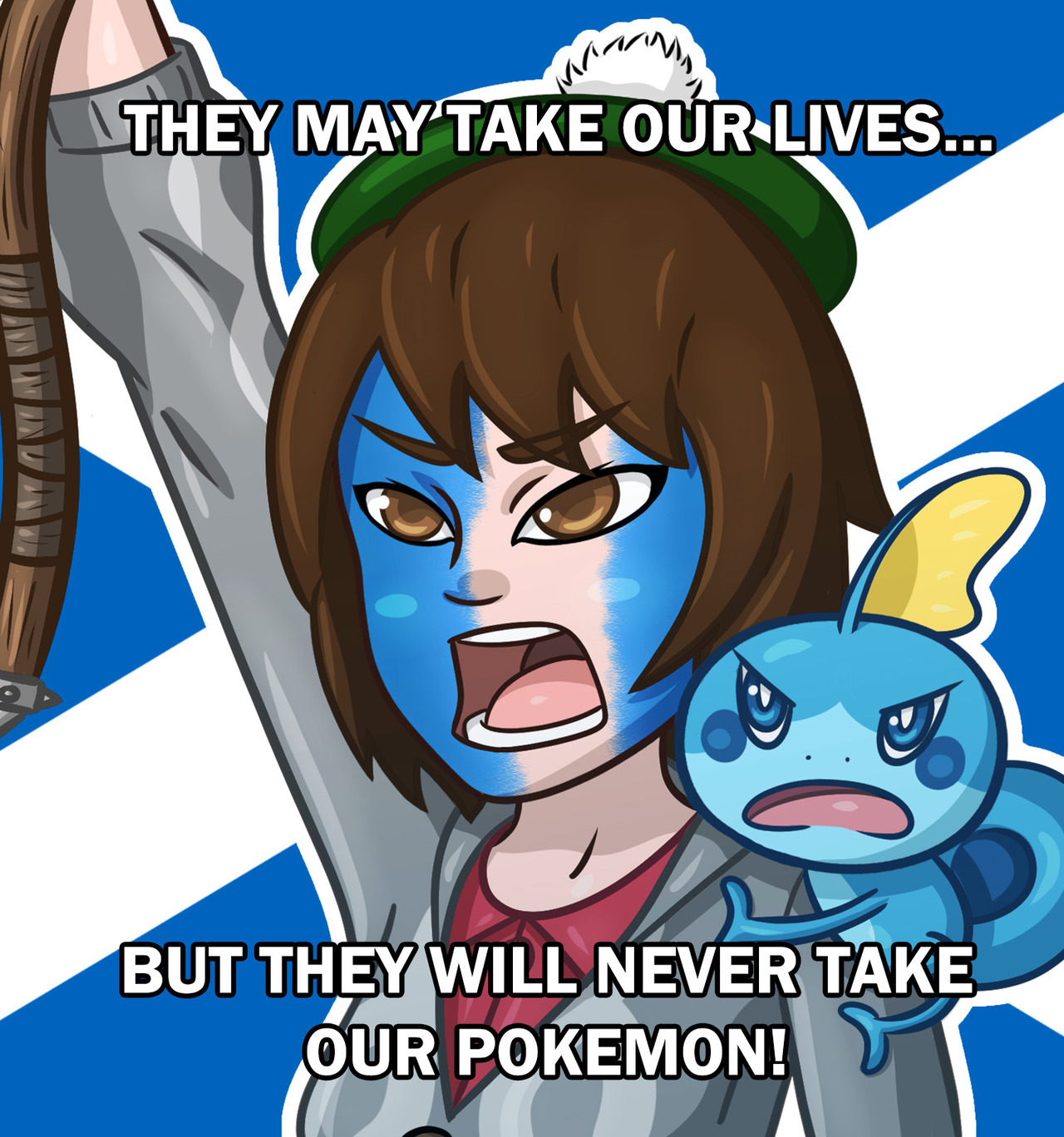 The Nerdy Dwarf Scottish Pokemon Trainer Meme Alba Gu Brath