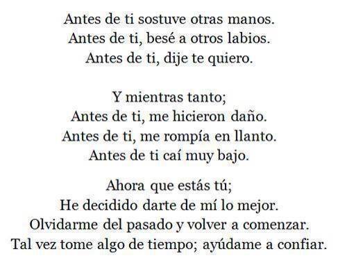 besame-bajo-la-lluvia:  Antes de ti…