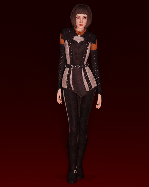 Baldur’s Gate 3 - Fighter outfitNew mesh2 Costumes (F&M)20 colorsAdult onlyFor humans, vampires 