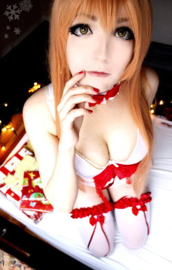 Hotcosplaychicks:  Asuna Yuuki - Christmas Time 2 By Jackychip Follow Us On Twitter