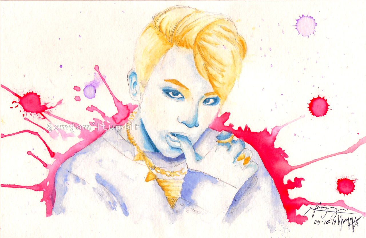 gomgomi:  [Teen Top: High Kick in Watercolor]CAP, Niel and Changjo colored by me;Chunji,