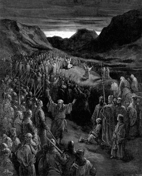 Gustave Doré, Priests Exhorting the Crusaders, 19th century