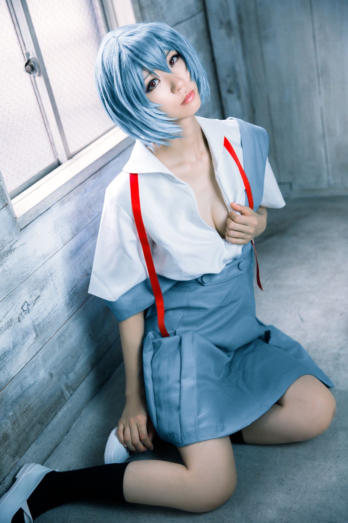 cosplayjapanesegirlsblog:    Evangelion -Rei Ayanami [Mikehouse] 2-3 HELP US GROW