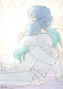 ellenchain:  Quick sketch with Aoba and…