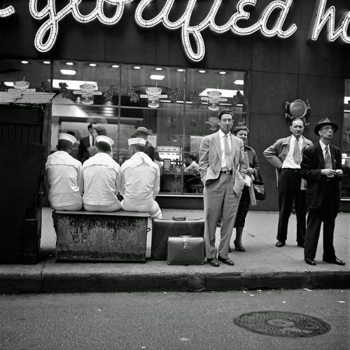 the-night-picture-collector:Vivian Maier, Three Sailors, NYC