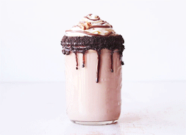 strawberry-milktea:Nutella Cheesecake Milkshakes ☆ミ