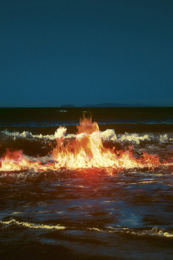 officialneilkrug: Ocean Fire Photograph by