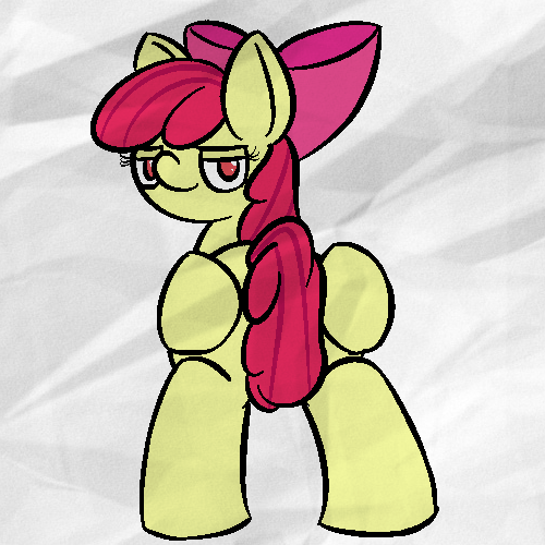 candycoats:  Oh God I did another. What’s left? Scootaloo? Am I hinting at something? Do I want to make a blog called “Little Angels of Ponyville” full of suggestive imagery of the foals in ponyville? Do I also want it to be spearheaded by Rarity