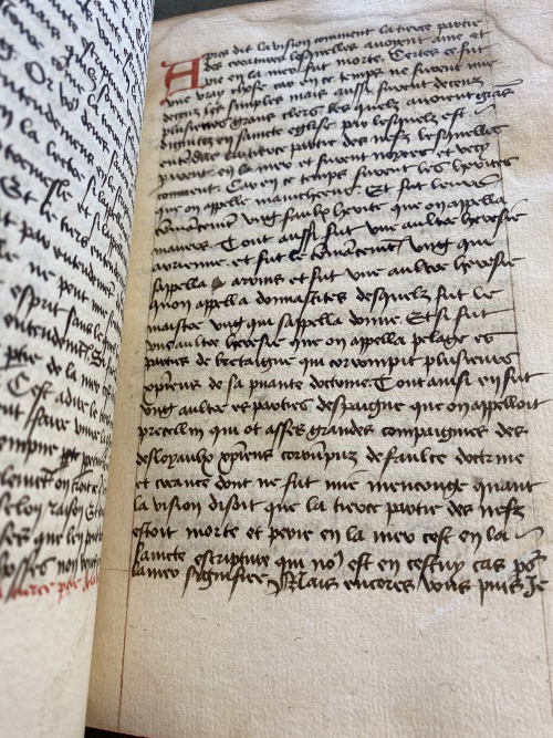 Ms. Codex 622 -L'arbre des bataillesThis manuscript features a treatise on war in four parts, writte