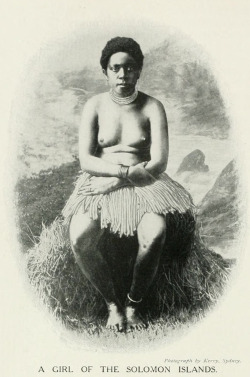 Melanesian woman, from Women of All Nations: