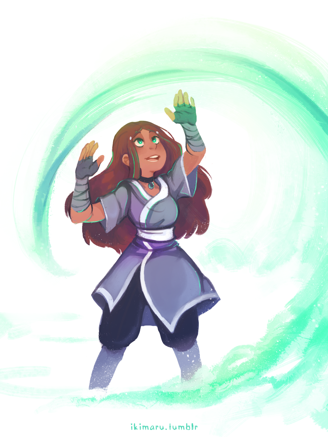 ikimaru: it’s ya girl Katara ☆ speedpaint 