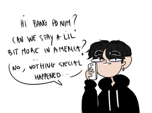 ask-bts-stuff:‘we can’t stay..? oh..ok then…’