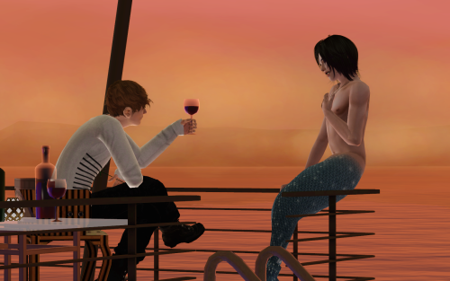 dreampaintersims2: “Here’s to our love.” I just wanted to make something romantic… :-) 