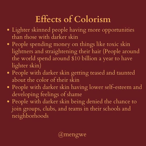 Let Talk About Colorism And Anti-blackness For The People Who Don’t Understand It (These Aren’t Mine)