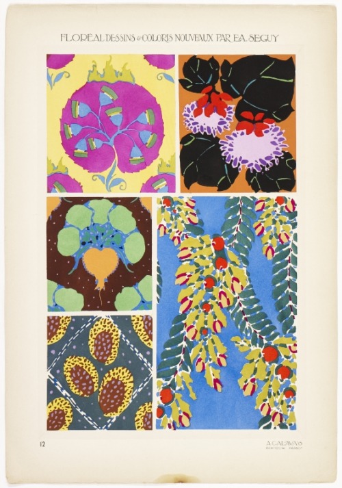 design-is-fine:E. A. Seguy, Floréal, Floral design & New colors, 1920s. Published by A. Calavas.