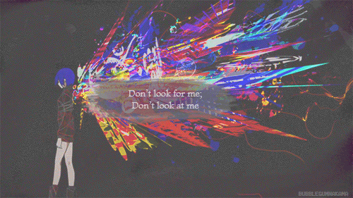 kaxneki:  "I don't wish to hurt you in a world of someone else's imagination...So