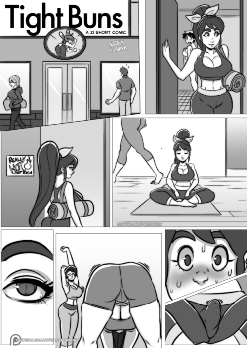 notzackforwork:  Tight Buns: a Zi short comic.  Want porn pictures