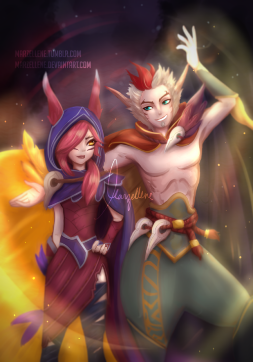 I recently got my Mastery Level 7 for Xayah! ♥I just LOVE these two!♥♥♥Thanks so much RIOT for makin
