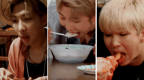 springsn0w:→ requested by anon: Namjoon eating (cr)bonus: Joon: 0 - sour fruit: 1