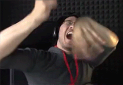 willdostupidarts:  Please stop hurting yourself (and your stuffs) for our entertainment,