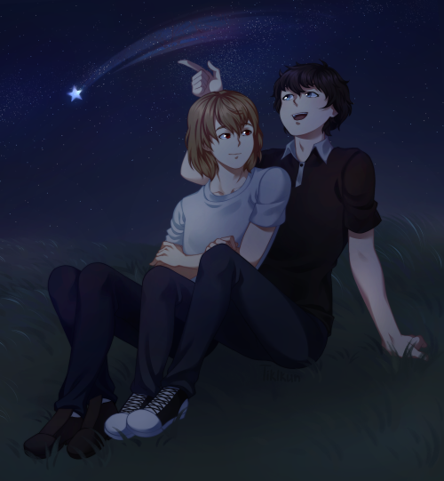 【day 1 - stars】Boys stargazing in the country ✨