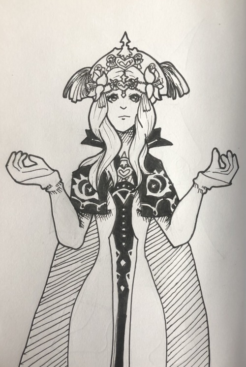 Inktober Day 28, Rhea