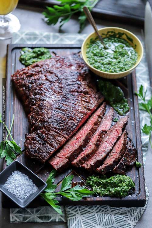 daily-deliciousness:  Bavette steak (grilled