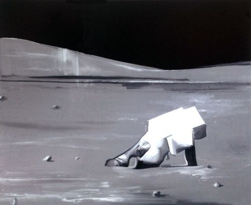 Wilhelm Sasnal (1972 - )  The Moon, (c  2013)