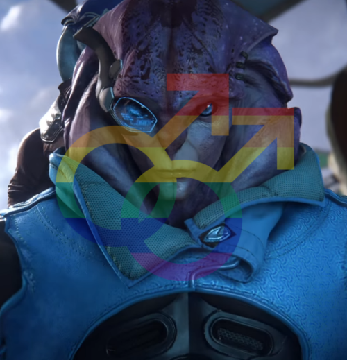 Jaal (Mass Effect) is gay
